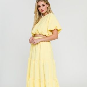 LA'VEN Two Piece Maxi Set